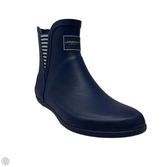 Piccadilly Chelsea Rain Boots By London Fog In Blue, Size: 8