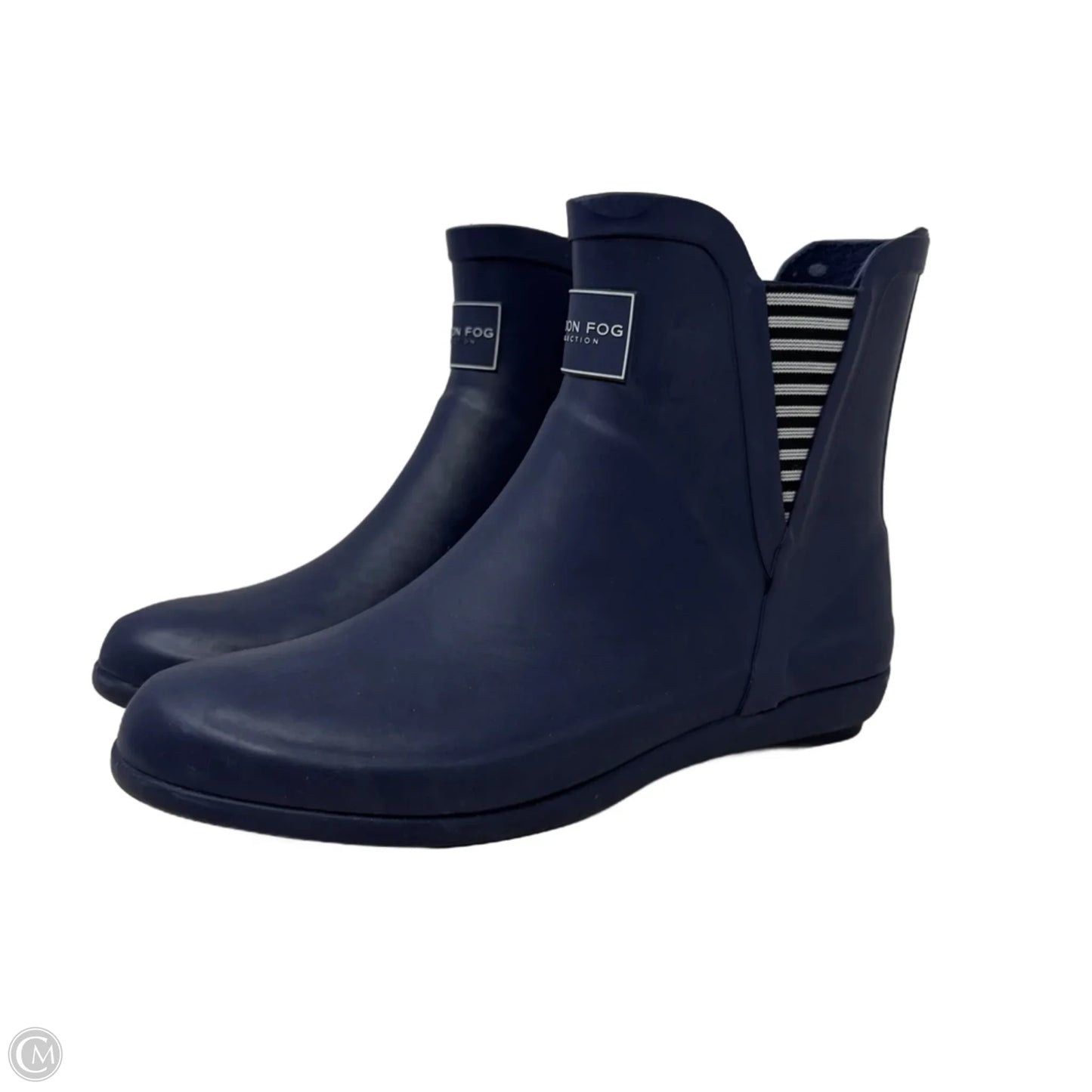 Piccadilly Chelsea Rain Boots By London Fog In Blue, Size: 8