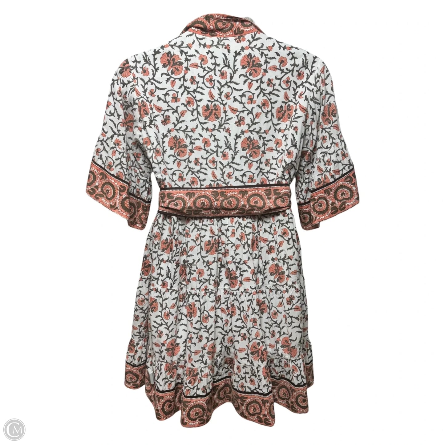 Hamilton Shorty Kaftan Dress By Sue Sartor In Floral Print, Size: L