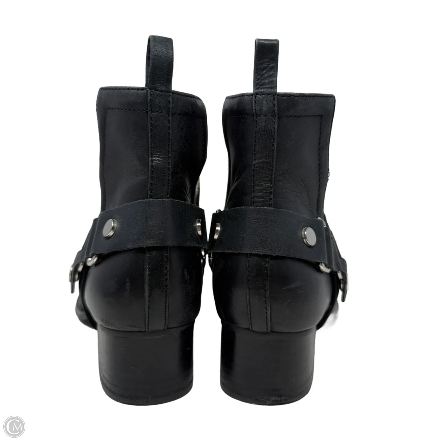 Musk-Harness Ankle Boots Heels By Jeffrey Campbell In Black, Size: 9