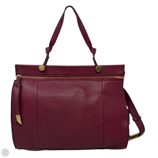 Handbag Leather By Foley & Corinna, Size: Large