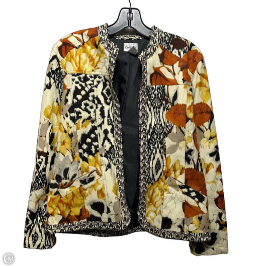 Jacket Other By Chicos In Multi-colored, Size: 8