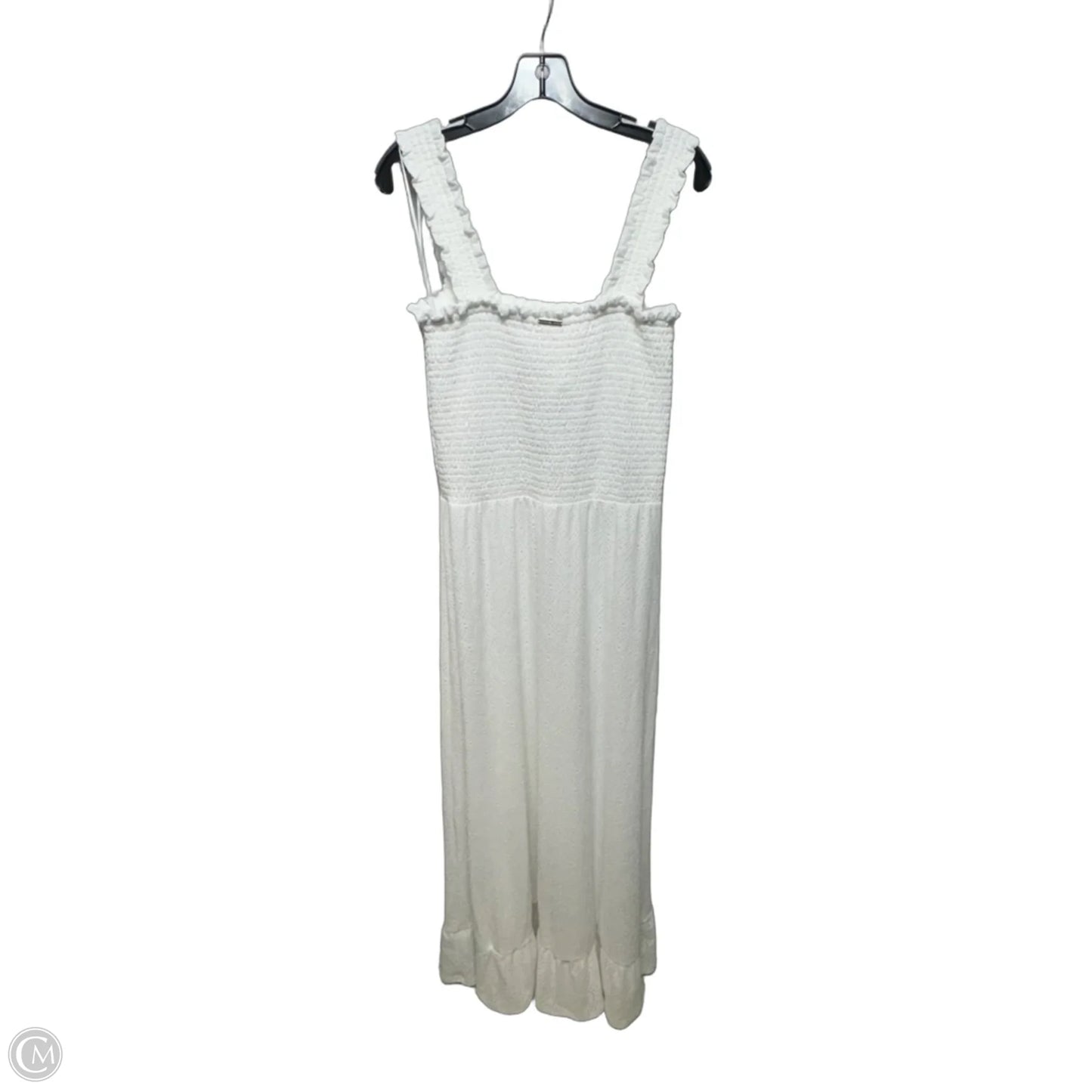 Dress Casual Maxi By Michael By Michael Kors In White, Size: L