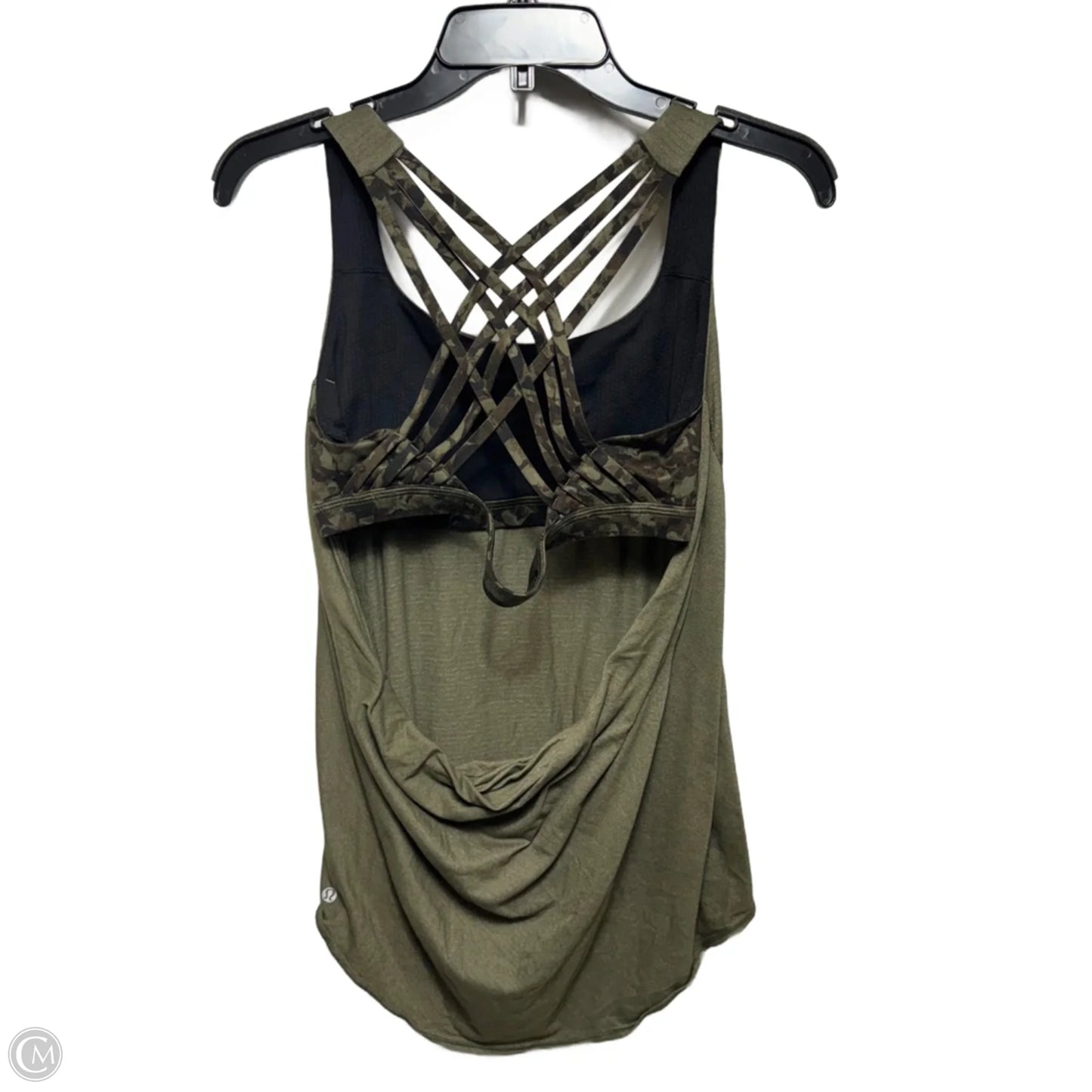 Athletic Tank Top By Lululemon In Green, Size: 10