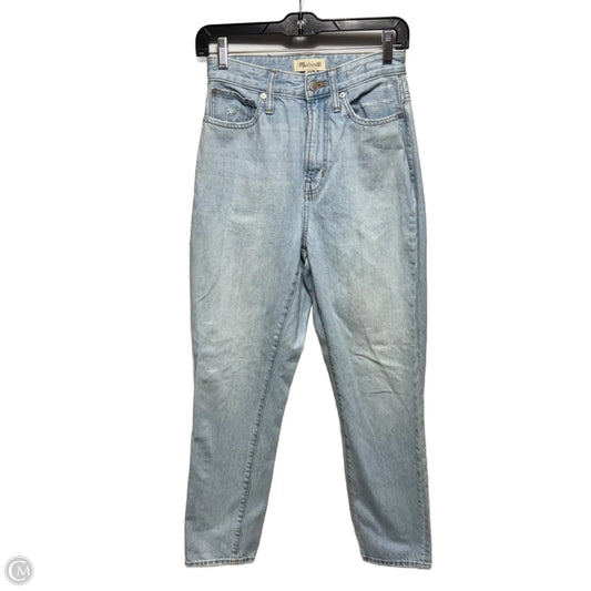 Jeans Skinny By Madewell In Blue Denim, Size: 0/24