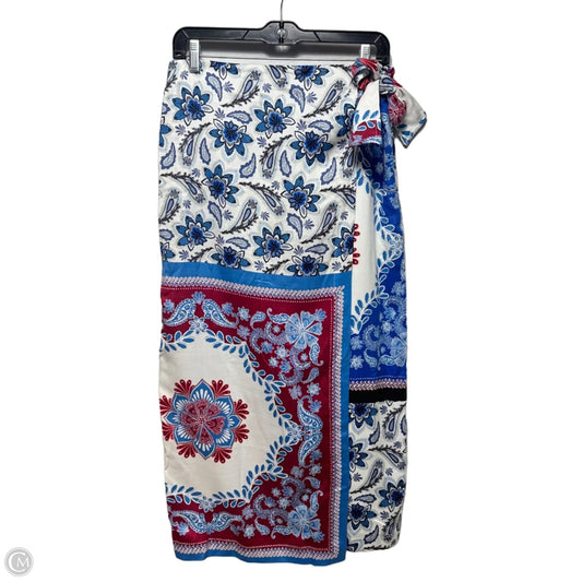 Wrap Skirt Maxi By Loft In Multi-colored, Size: 6