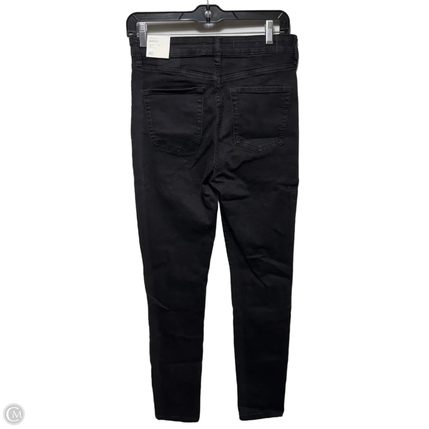 Jeans Skinny By Mng In Black, Size: 8