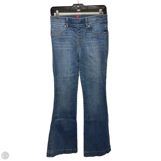 Jeans Flared By Spanx In Blue Denim, Size: S