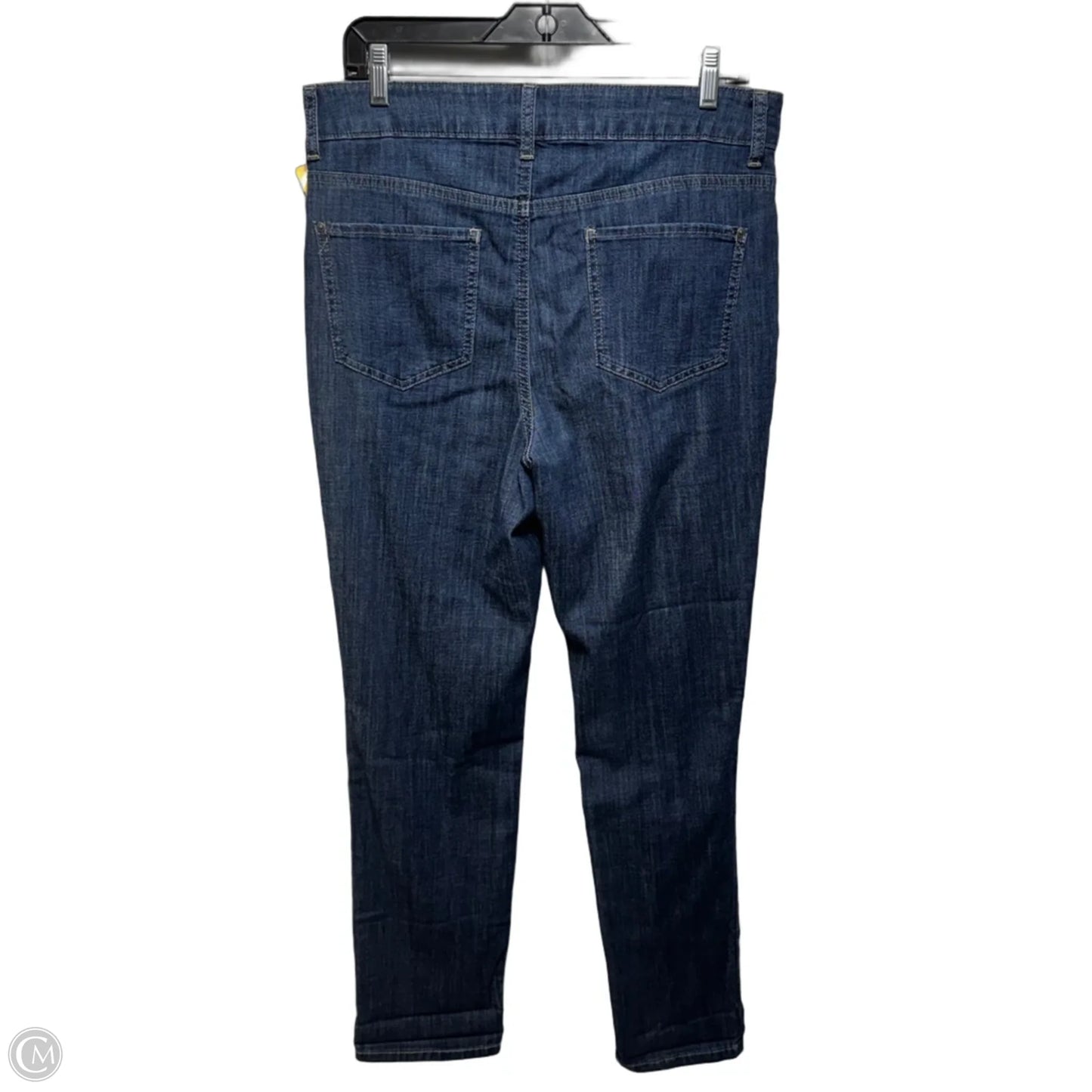 Slim Boyfriend Ankle Jeans By Chicos In Blue Denim, Size: 10