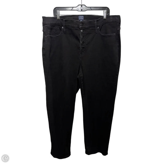 Stovepipe Straight Jeans By J. Crew In Black, Size: 20/35