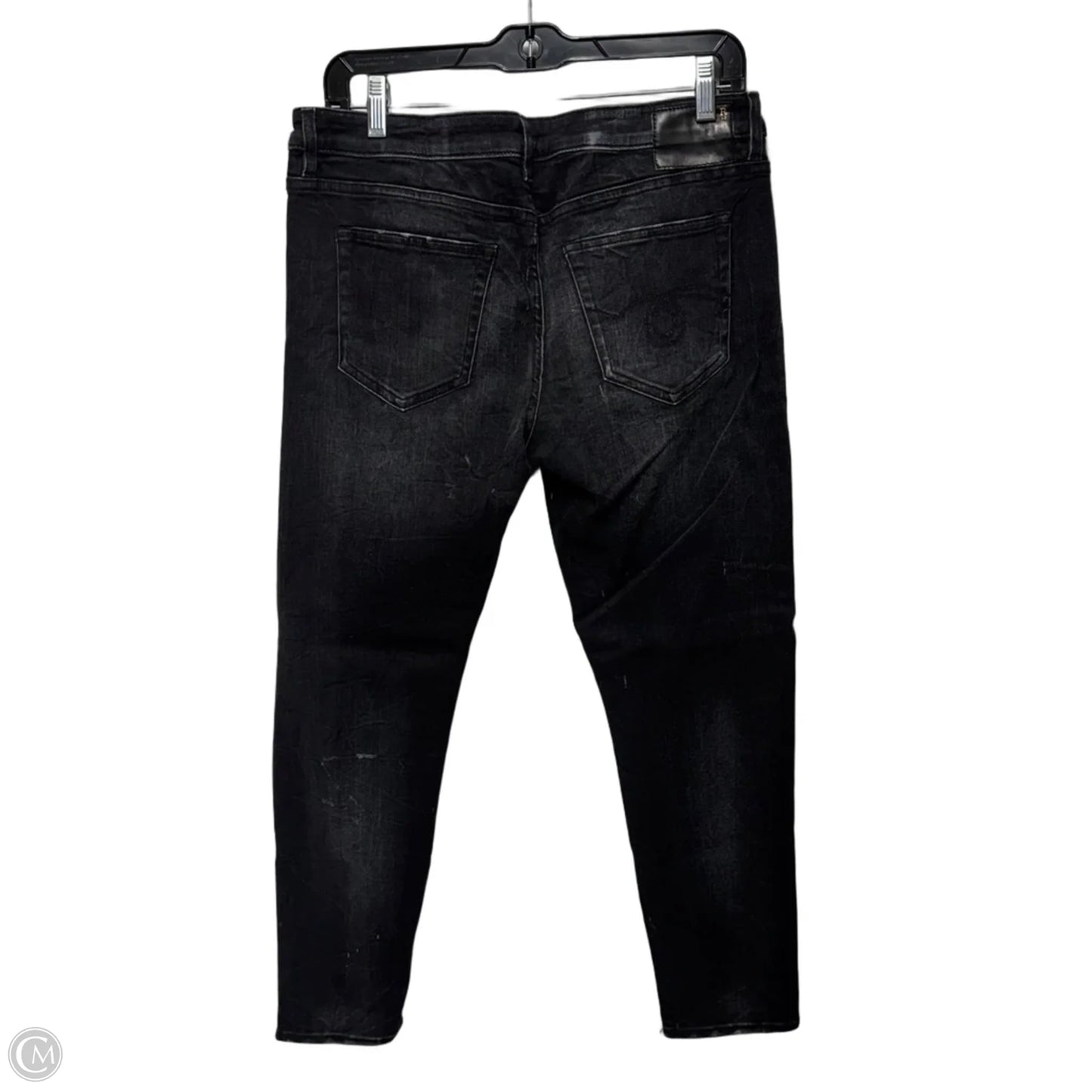 Boy Skinny Jeans By R13 In Black Marble, Size: 10/30
