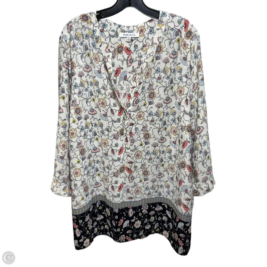 Top 3/4 Sleeve By Rose And Olive In Floral Print, Size: 2x