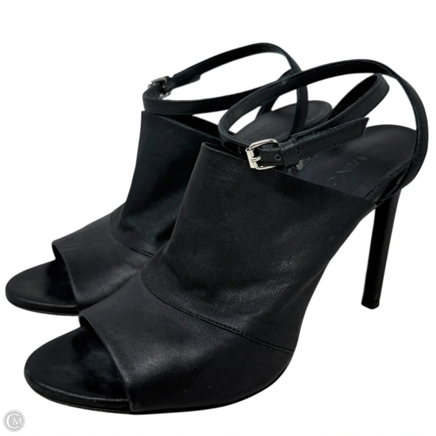Grace Stiletto Mule Sandals 
 By Vince In Black, Size: 6.5