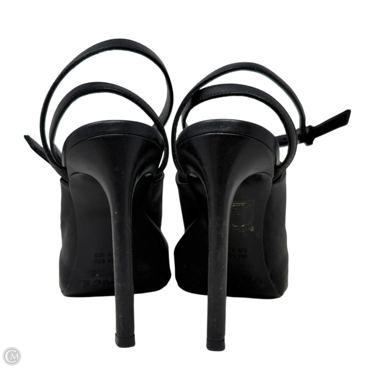 Grace Stiletto Mule Sandals 
 By Vince In Black, Size: 6.5