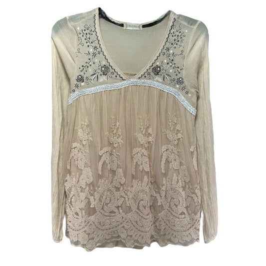 Embroidered Lace Tunic By Altard State  Size: S