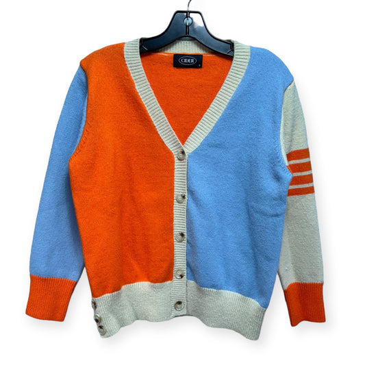 Sweater Cardigan By Cider In Multi-colored, Size: S