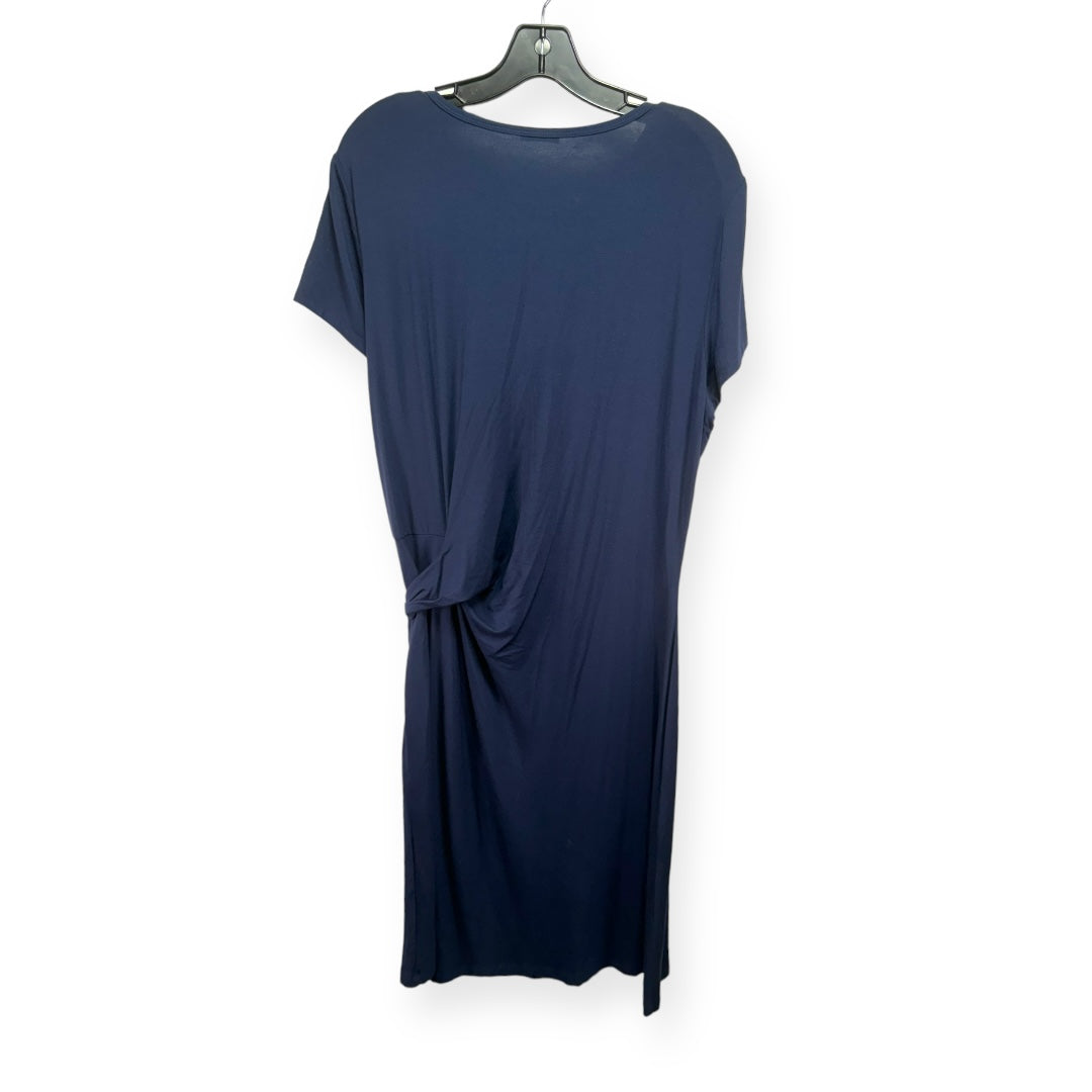 Navy Dress Casual Midi J Mclaughlin, Size Xl