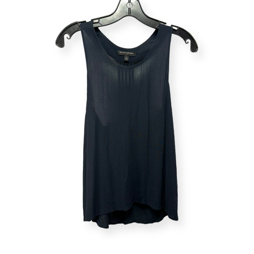 Navy Top Sleeveless Banana Republic, Size S