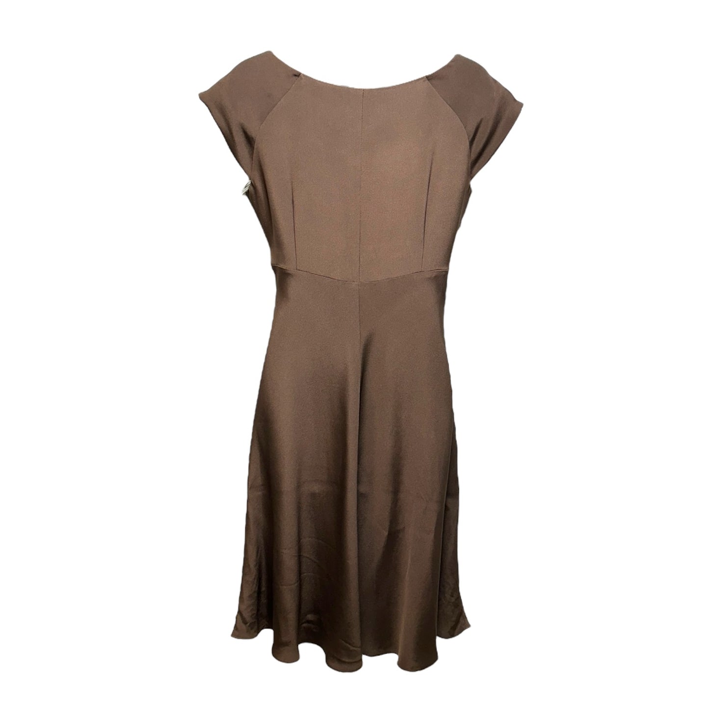 Cecelia Silk Bias Cut Dress - Espresso J. Crew, Size 10petite