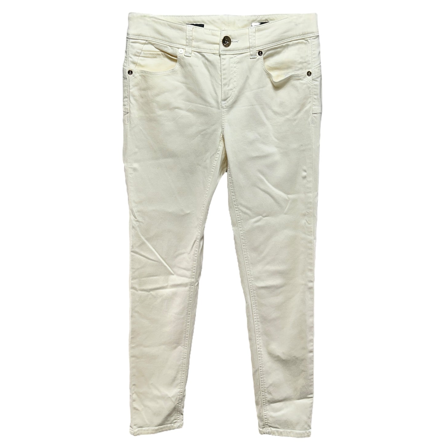 Jeans Skinny By Cache In Cream, Size: 4