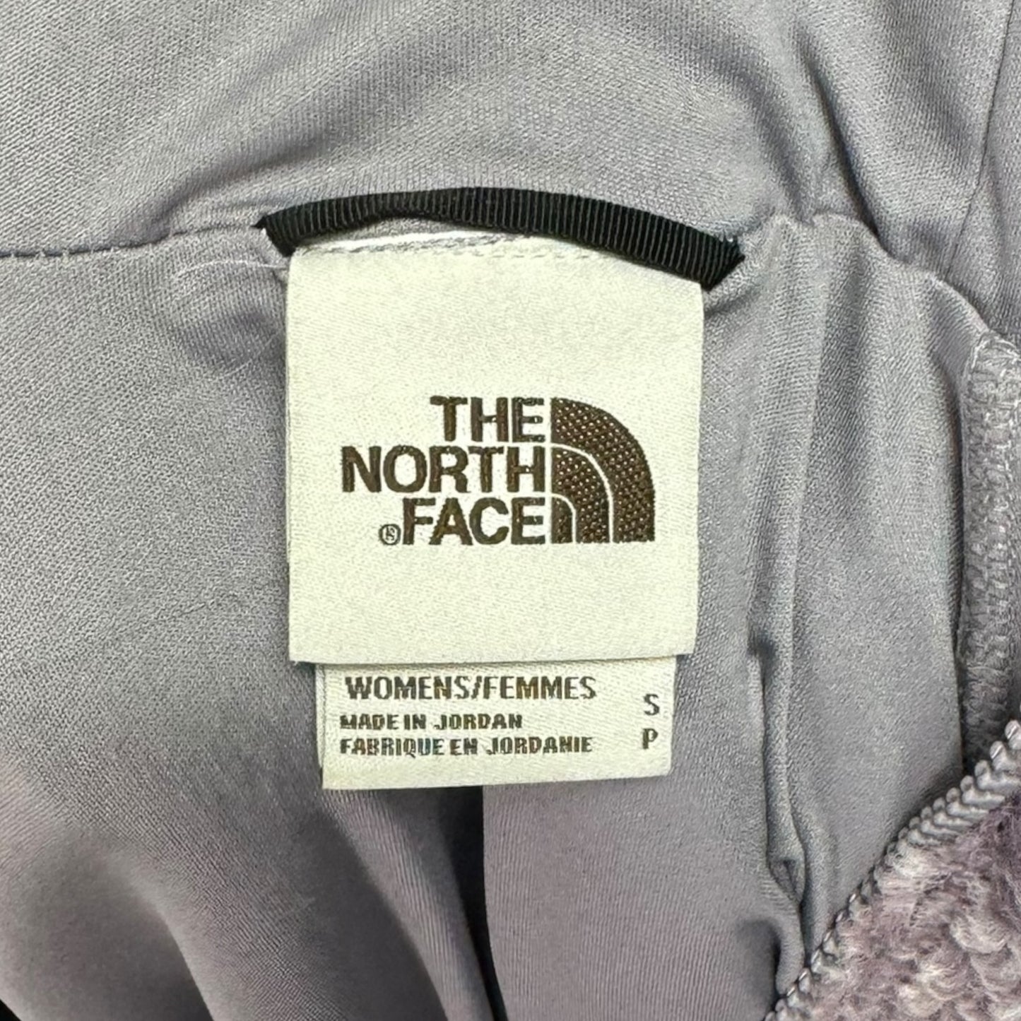 Printed Ridge Fleece Full Zip Hooded Jacket By The North Face In Purple, Size: S