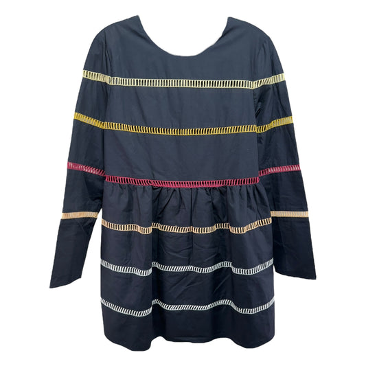 Navy Stripe Babydoll Dress English Factory, Size S