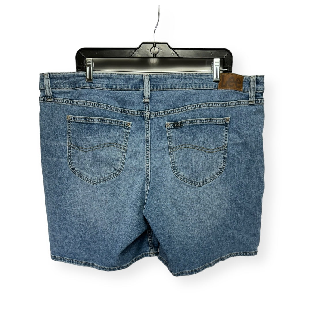 Blue Denim Shorts Lee, Size 20