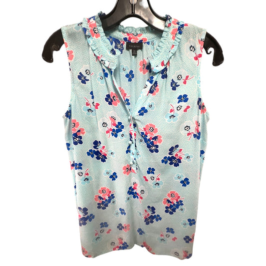 Floral Print Top Sleeveless Talbots, Size Xs