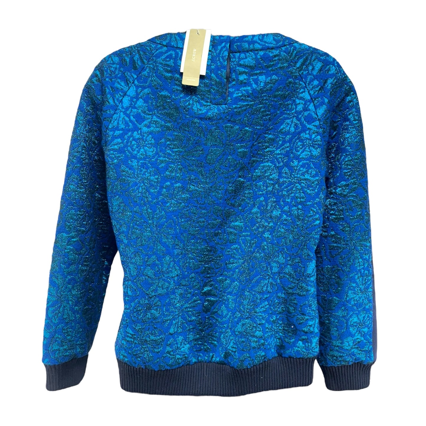 Delphinium Jacquard Sweatshirt By J. Crew Collection Size: 0