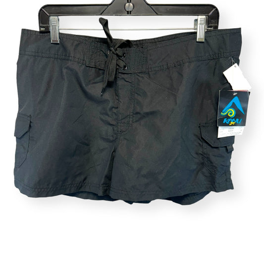 Black Athletic Shorts Okanu Surf, Size 12