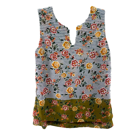 Multi-colored Top Sleeveless Cabi, Size Xs