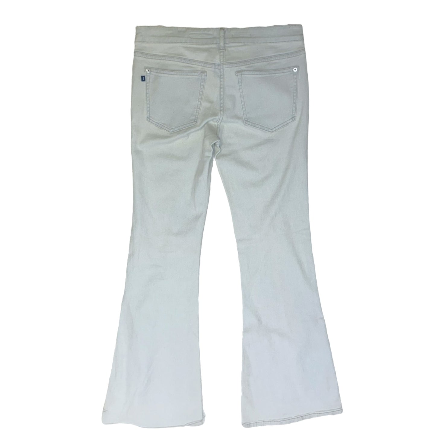 Jeans Flared By Pilcro In Cream Denim, Size: 4/27W