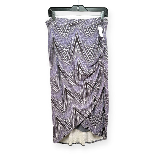 Purple & White Skirt Maxi Maeve, Size L