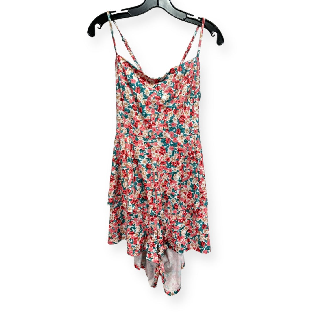 Floral Print Romper Shein, Size 3x