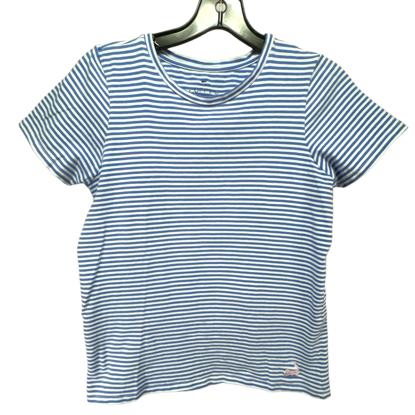 Striped Pattern Top Short Sleeve Cmc, Size S