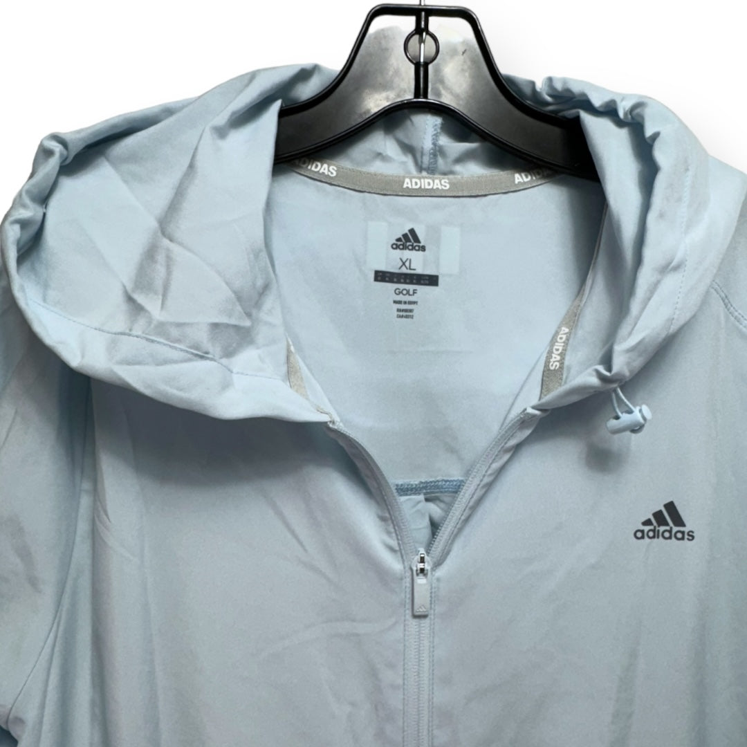 Blue Athletic Jacket Adidas Golf, Size Xl