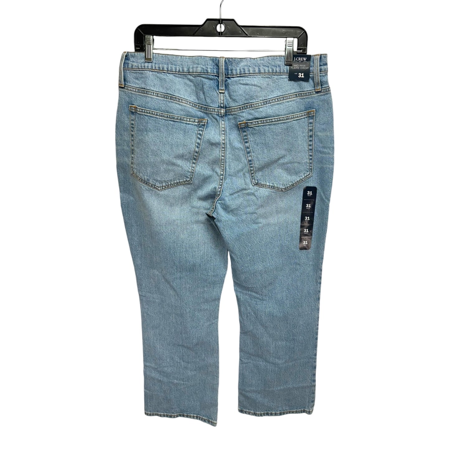 Jeans Cropped By J. Crew In Blue Denim, Size: 12