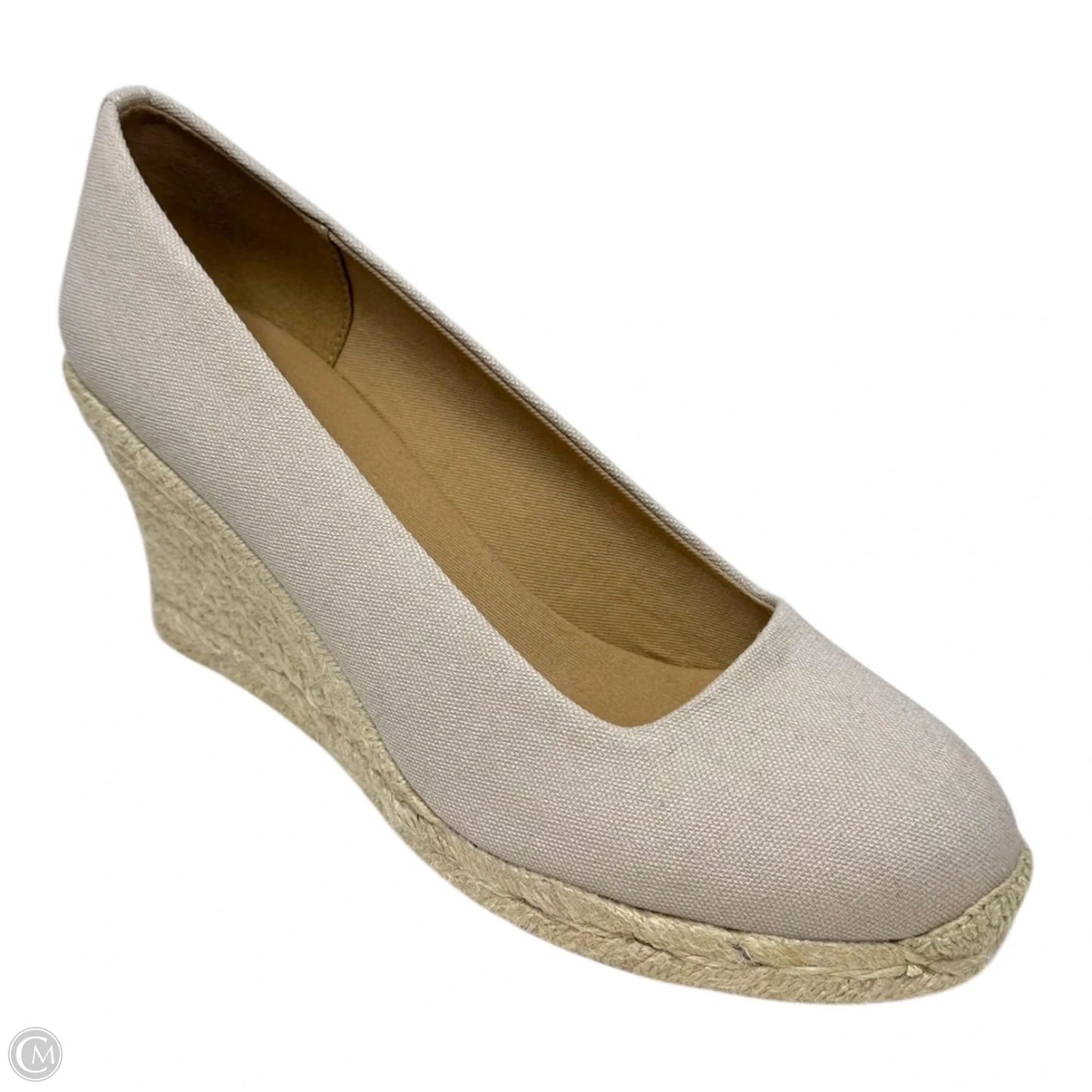 Canvas Espadrille Wedges By J. Crew In Beige, Size: 7.5