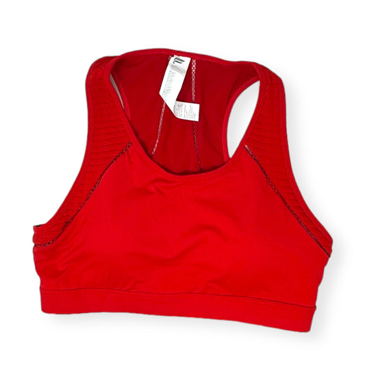 Red Athletic Bra Fabletics, Size L