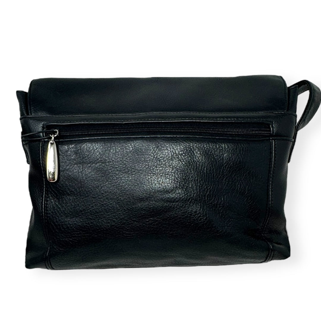 Crossbody Leather By Unbranded, Size: Medium