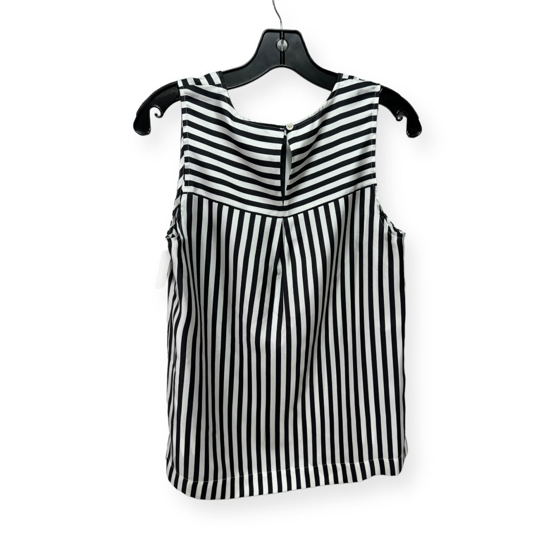 Silk Striped Pattern Top Sleeveless J. Crew, Size 4