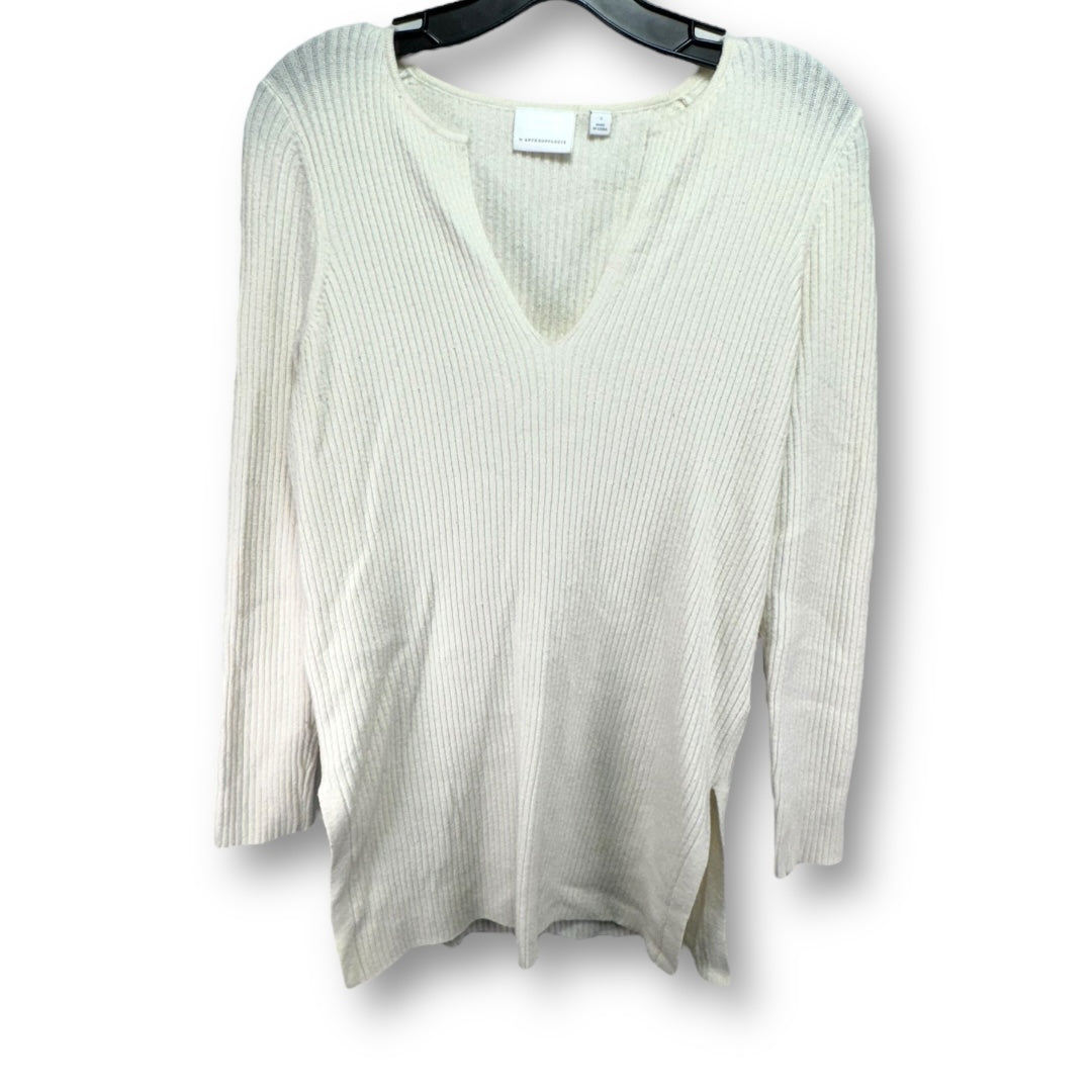 Sweater By Anthropologie In Cream, Size: S