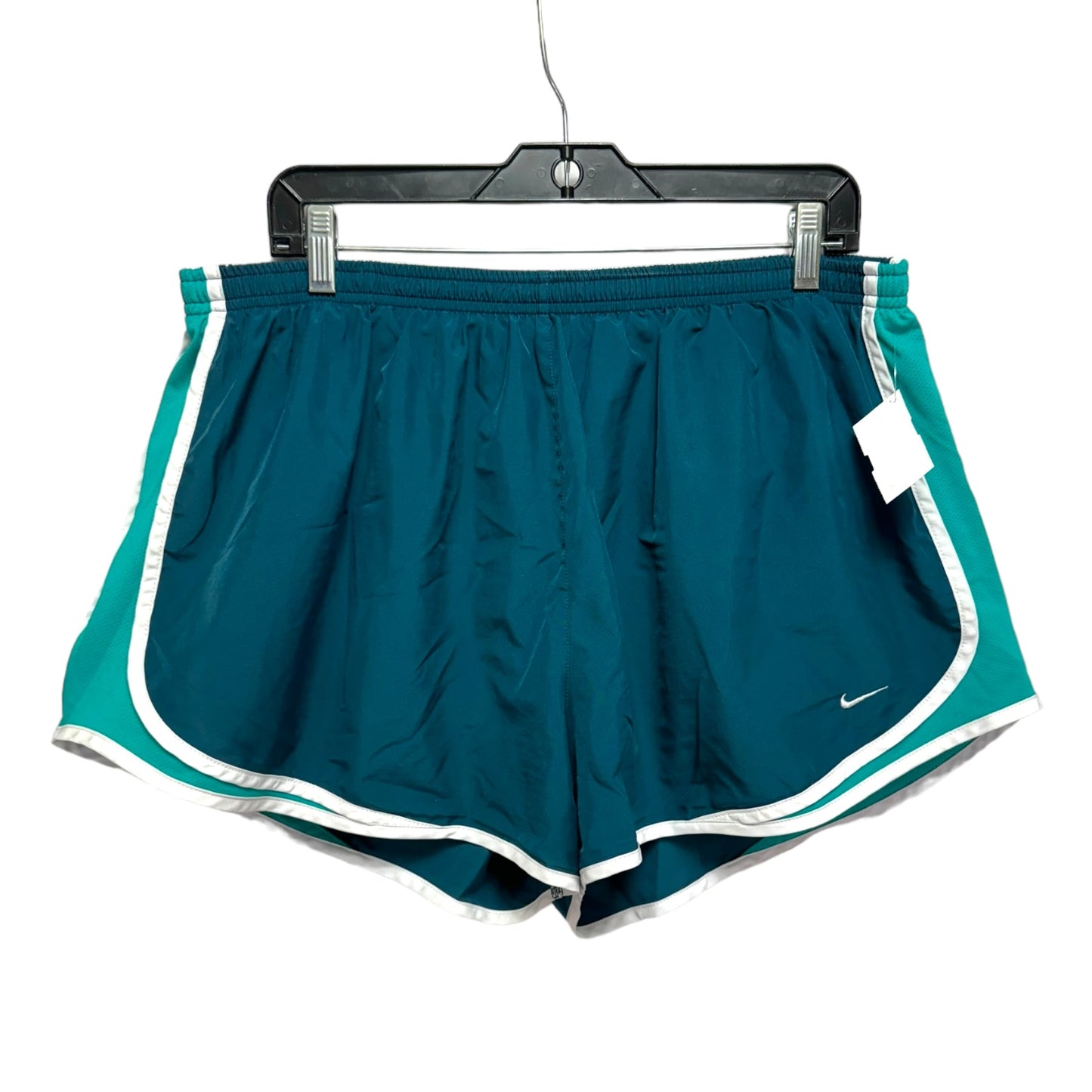 Athletic Shorts By Nike Apparel In Teal, Size: 2x