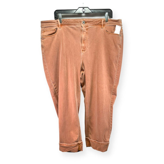 Tan Jeans Cropped J. Jill, Size 20w