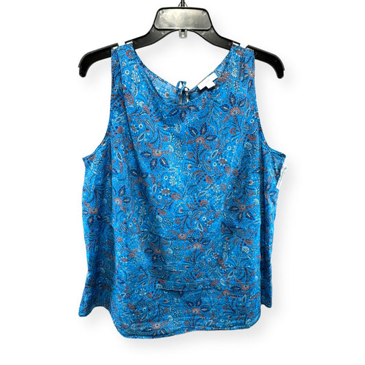 Paisley Print Top Sleeveless J. Jill, Size 2x