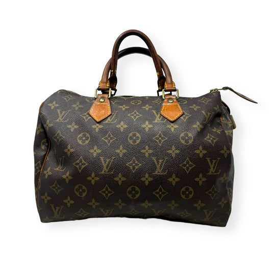 Speedy 30 Handbag Luxury Designer Louis Vuitton, Size Medium