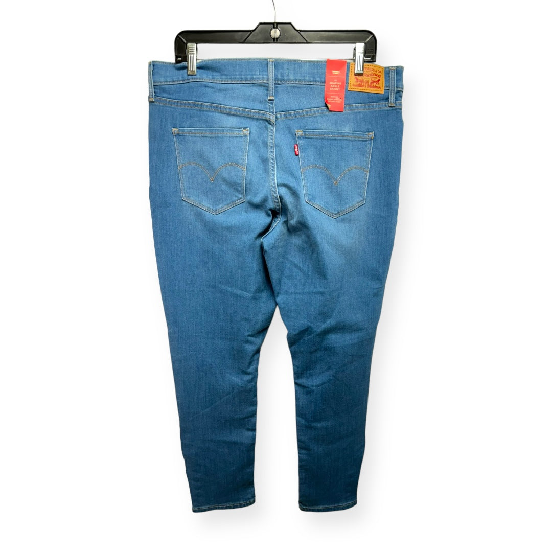 Blue Denim Jeans Skinny Levis, Size 16