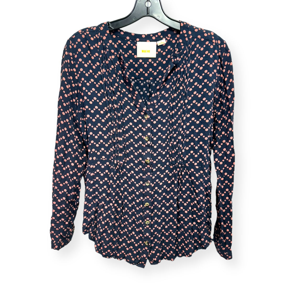 Polkadot Pattern Top Long Sleeve Maeve, Size M