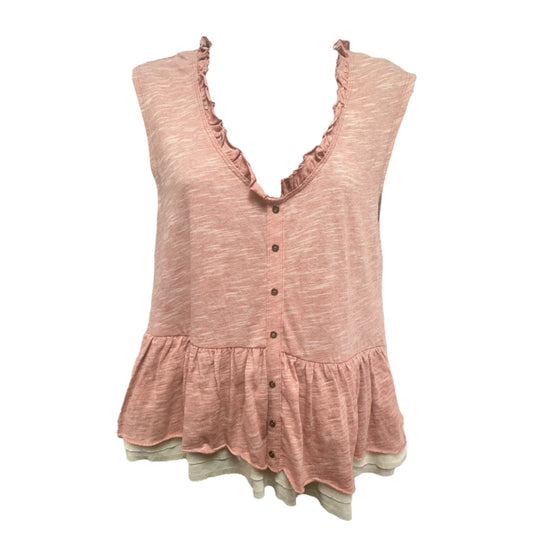 Chrissy Babydoll Top Sleeveless Pilcro, Size XS