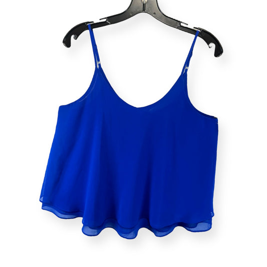 Blue Top Sleeveless Blu Pepper, Size L